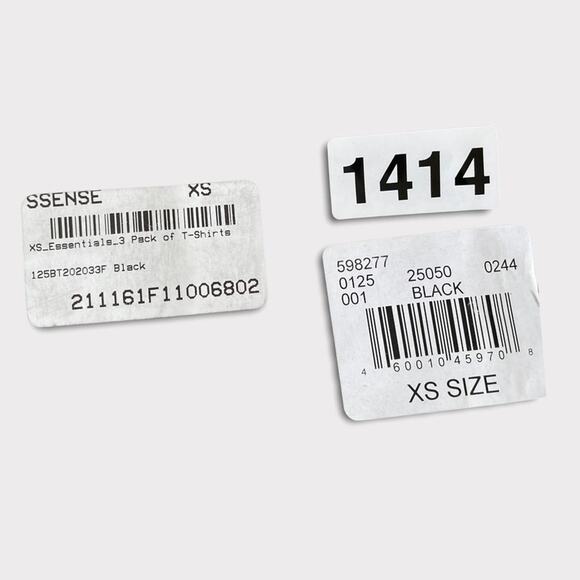 Essentials Women’s 3-Pack Black Jersey T-Shirt Size XS - Picture 10 of 11